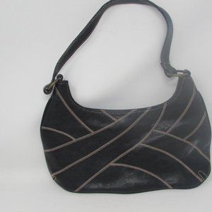 Steve Madden Black Small Purse - Front Stitch Design
